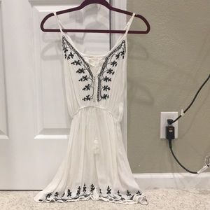 White summer dresss